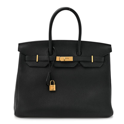 Hermes Togo Birkin 35 Black 1 of 16
