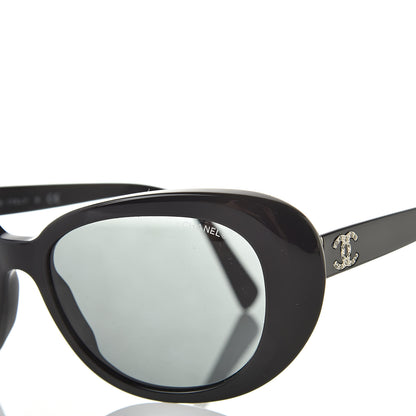Chanel Crystal CC Sunglasses 5151-B Black 7 of 8