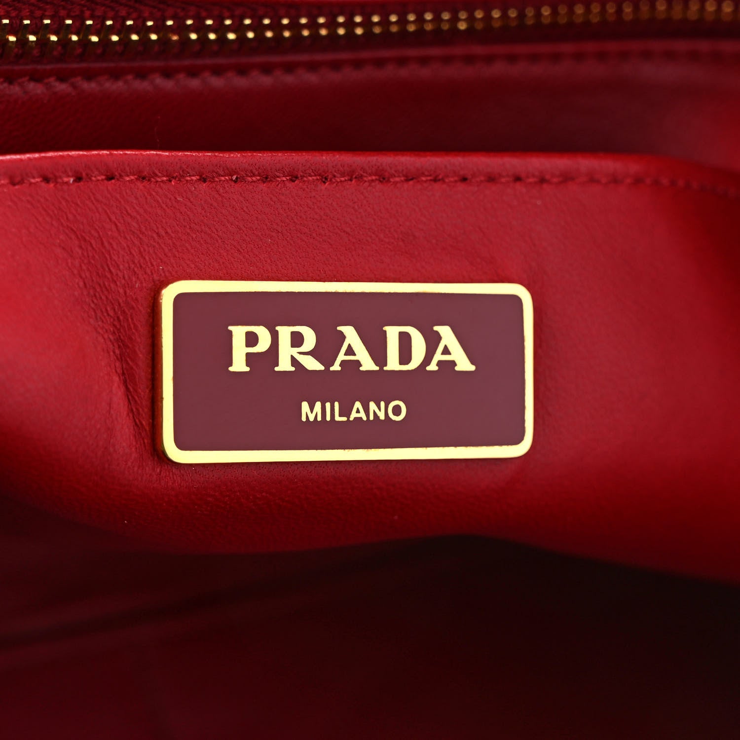 Prada Nappa Zip Clutch Black 6 of 9