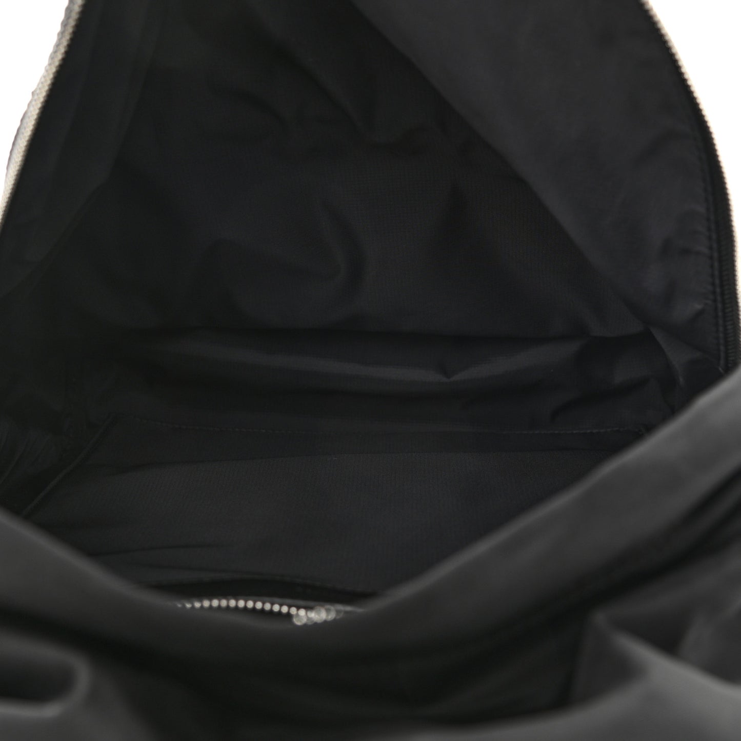 Nylon Logo Print Medium Rucksack Backpack Black