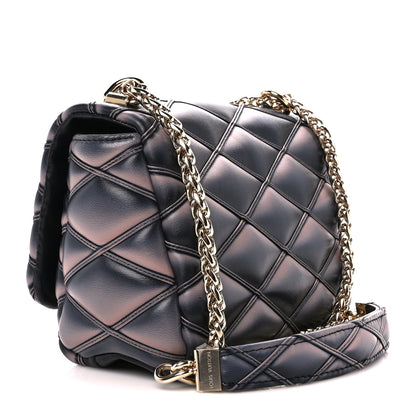 Louis Vuitton Lambskin Malletage Top Handle GO-14 MM Black Pink 4 of 12