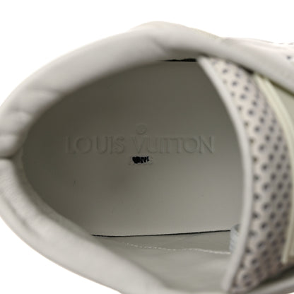 Louis Vuitton Damier Azur Perforated Mens High Top Player Sneaker 8 White 7 of 8