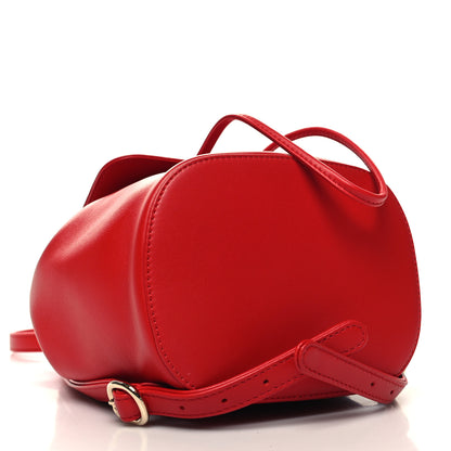 Chanel Lambskin CC Mania Backpack Red 4 of 10