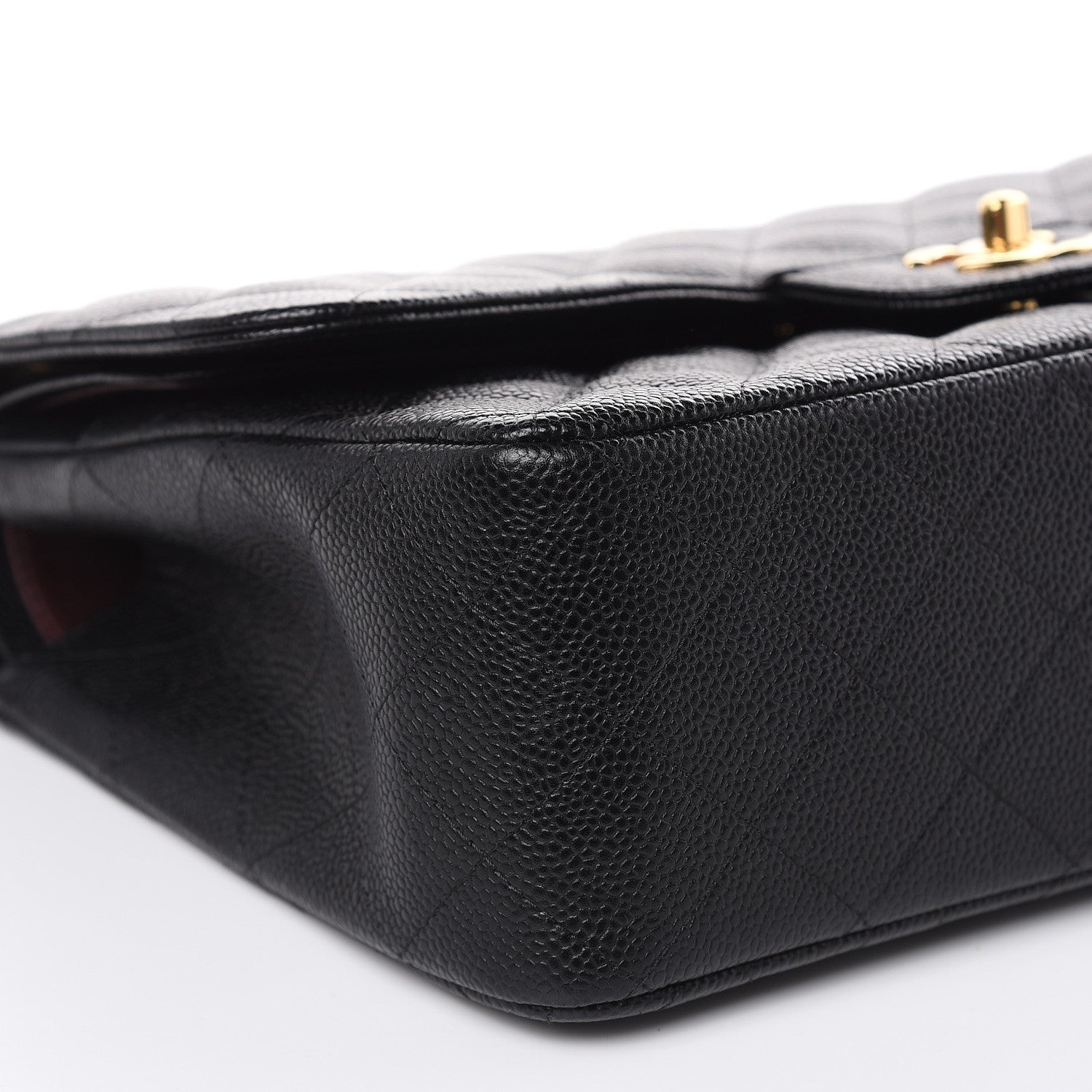 Chanel Caviar Quilted Jumbo Double Flap Black 8 of 11
