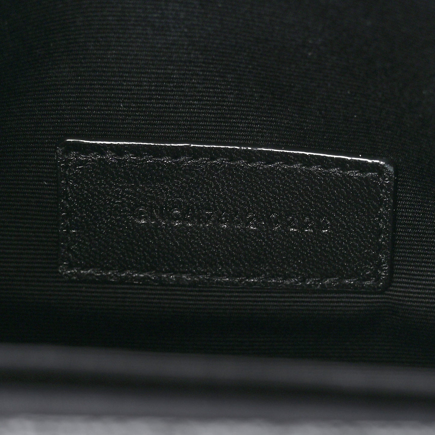Grain De Poudre Matelasse Chevron Monogram Envelope Clutch Black