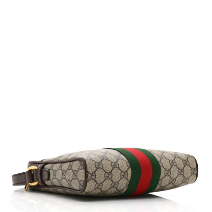 Gucci GG Supreme Monogram Web Small Ophidia Messenger Bag Brown 4 of 11