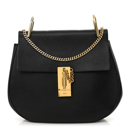 Chloe Grained Lambskin Drew Shoulder Bag Black 1 of 13
