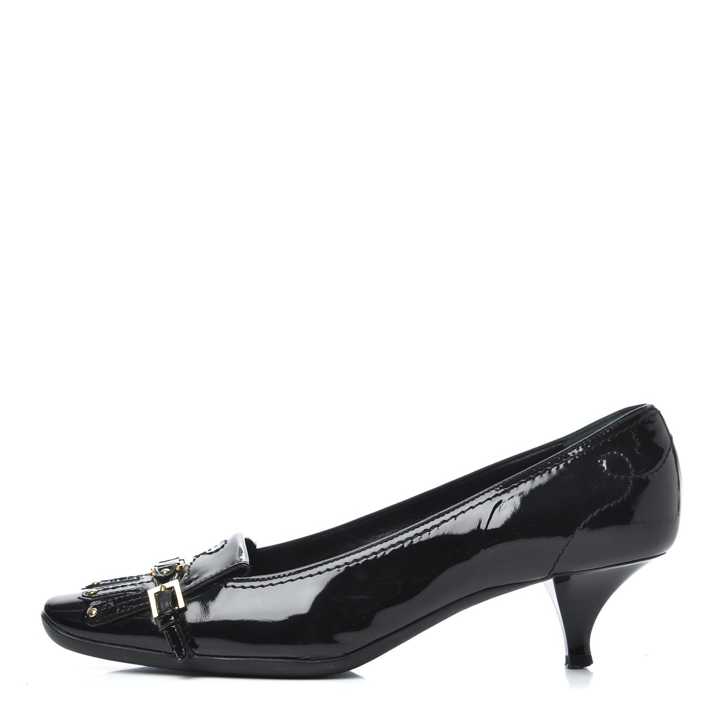 Patent Fringe Pumps 38.5 Black
