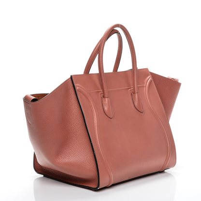 Celine Shiny Grained Calfskin Medium Phantom Luggage Terracotta 3 of 8
