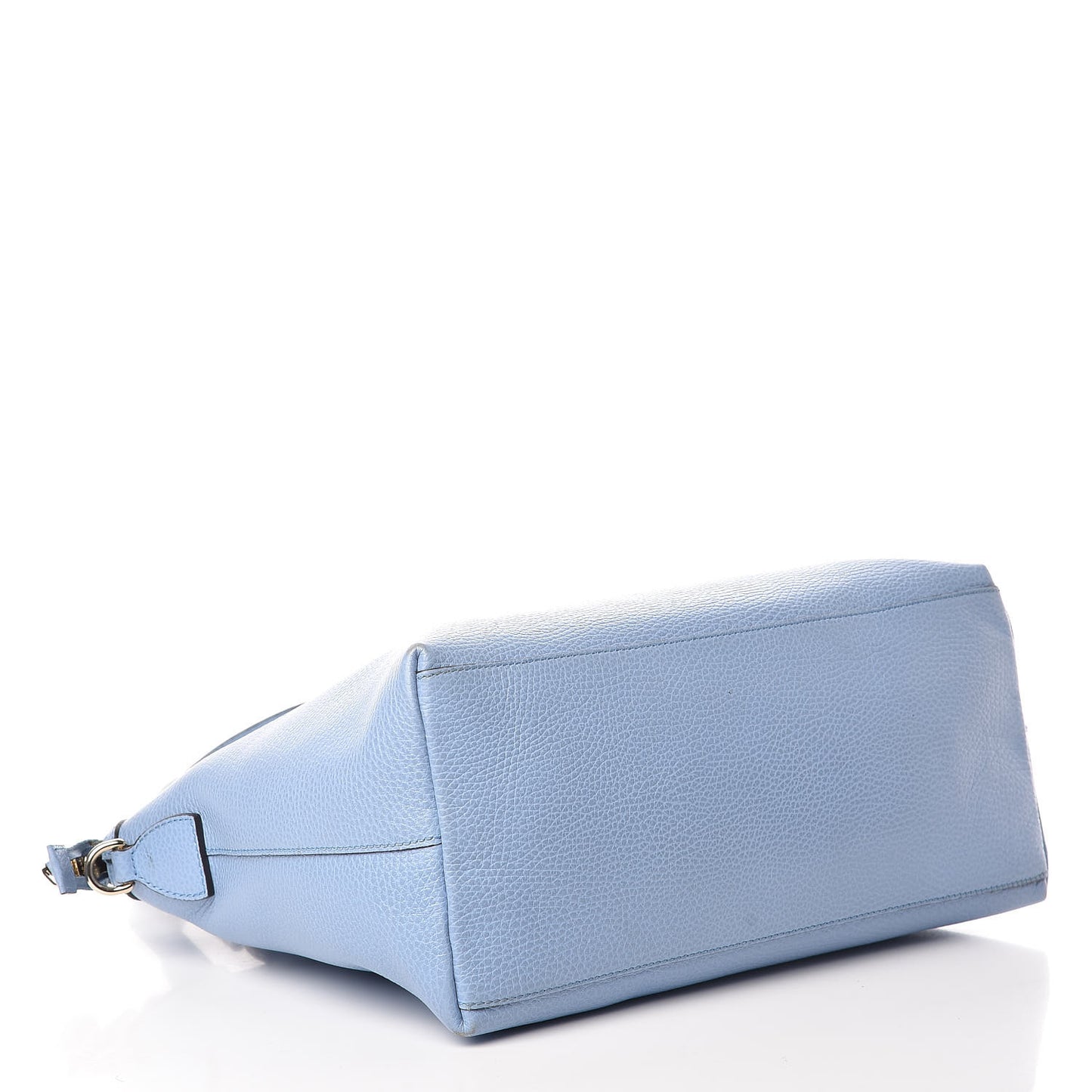 Dollar Calfskin GG Charm Dome Satchel Mineral Blue