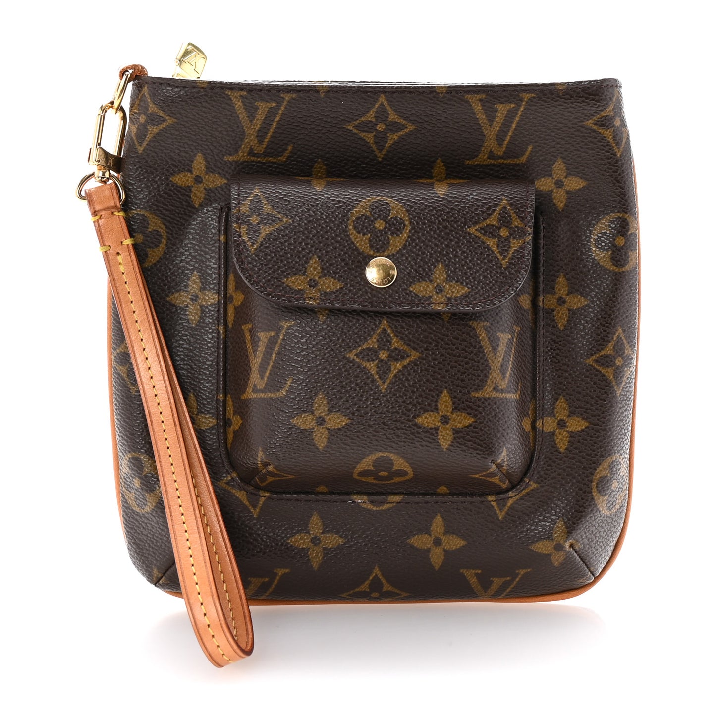 Monogram Partition Wristlet