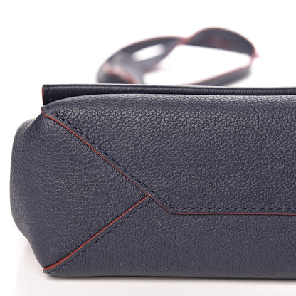 Louis Vuitton Calfskin Lockme II Chain Bag BB Marine Rouge 7 of 11