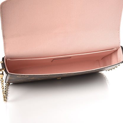 Louis Vuitton Monogram Lovely Birds Pochette Felicie Chain Wallet 5 of 8