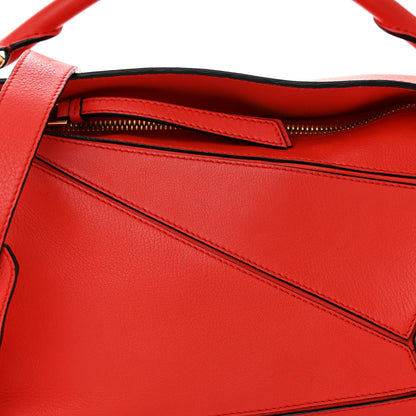 Loewe Calfskin Small Puzzle Bag Scarlet 8 of 17