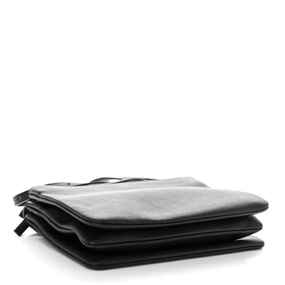 Celine Goatskin Small Trio Crossbody Bag Black 4 of 11