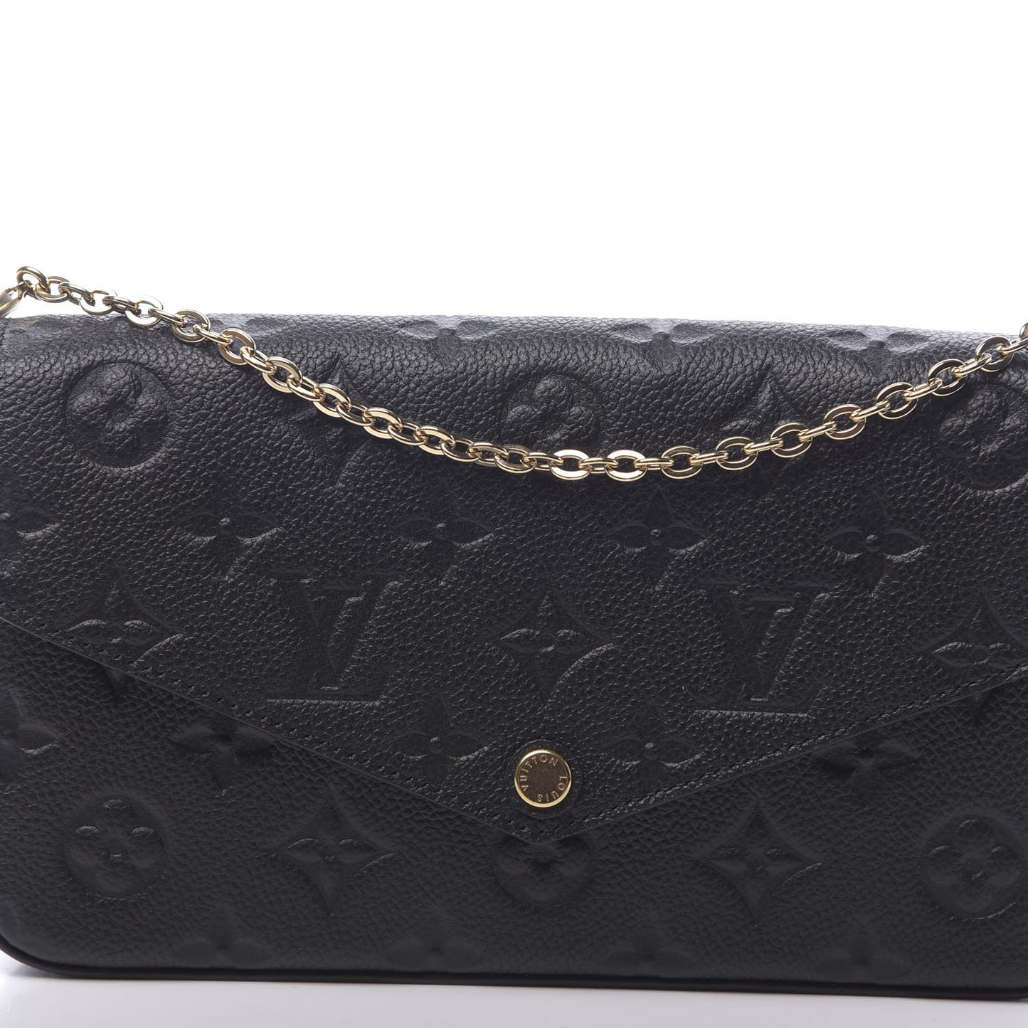 Empreinte Pochette Felicie Chain Wallet Black