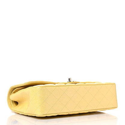 Chanel Iridescent Caviar Quilted Medium Double Flap Yellow 4 of 10