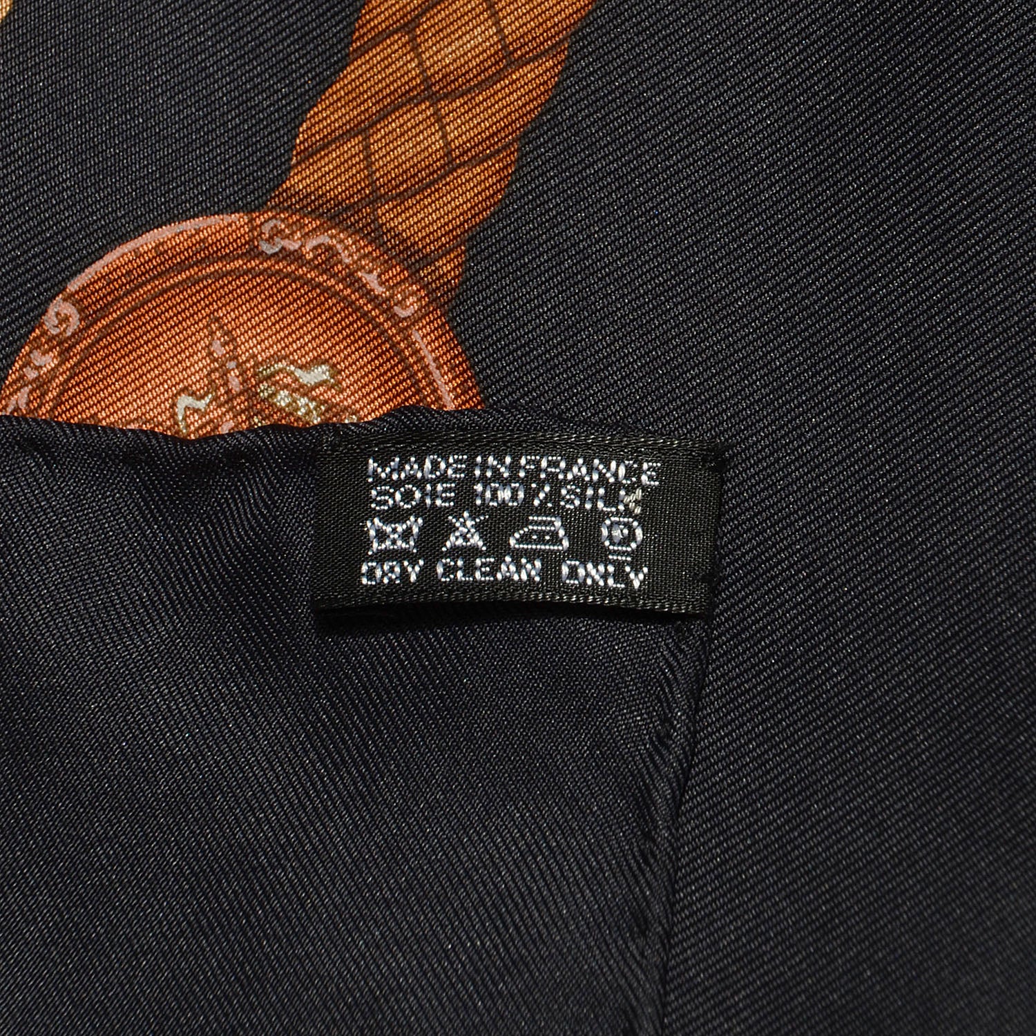 Hermes Silk Les Tambours Scarf 90 5 of 5