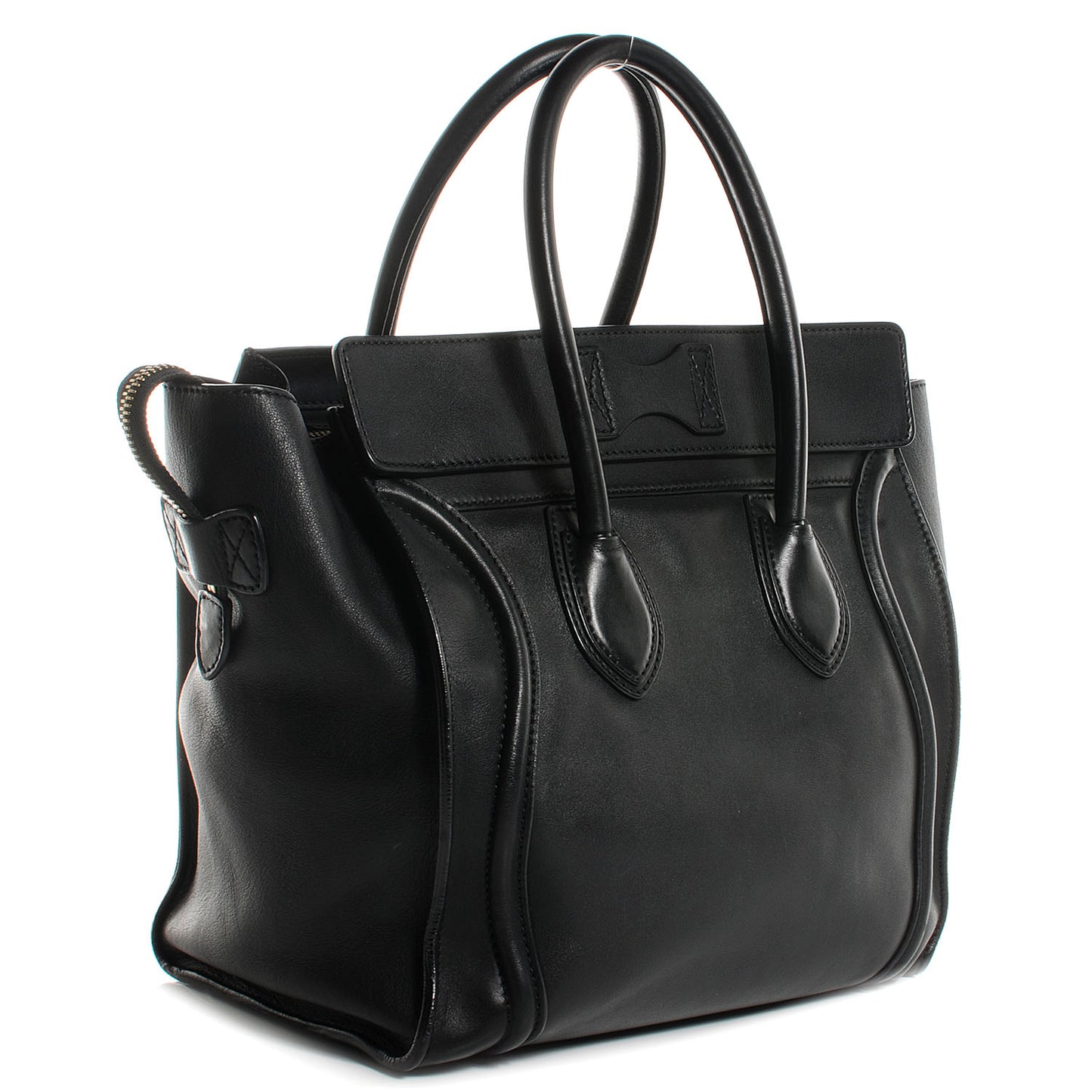 Smooth Calfskin Mini Luggage Black
