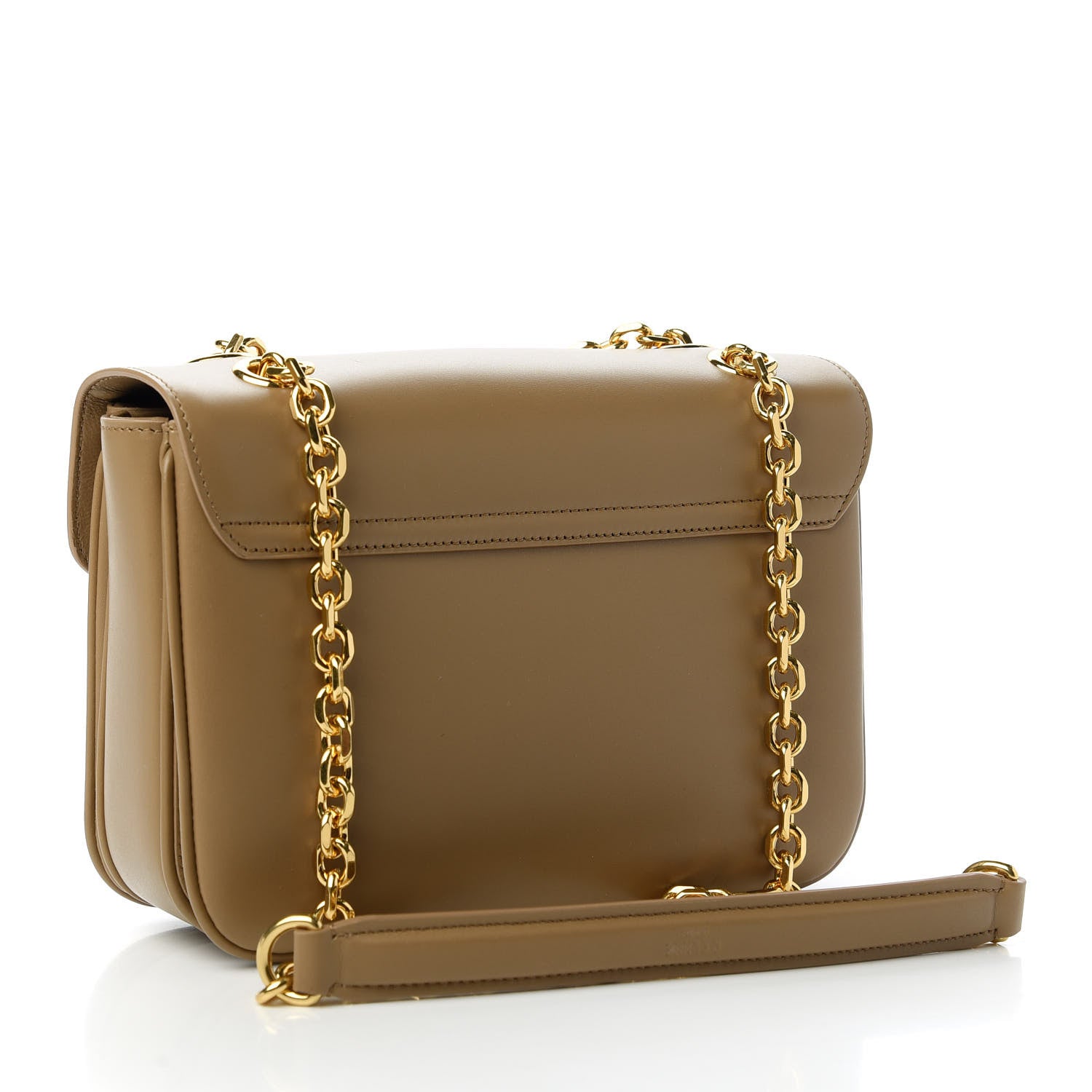 Celine Shiny Calfskin Medium C Bag Light Camel 3 of 9