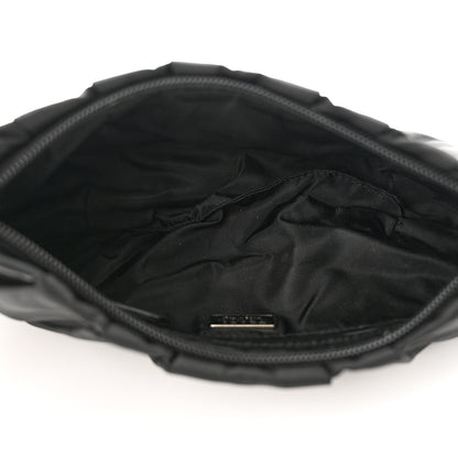 Prada Tessuto Nylon Beaded Bag Black 5 of 10