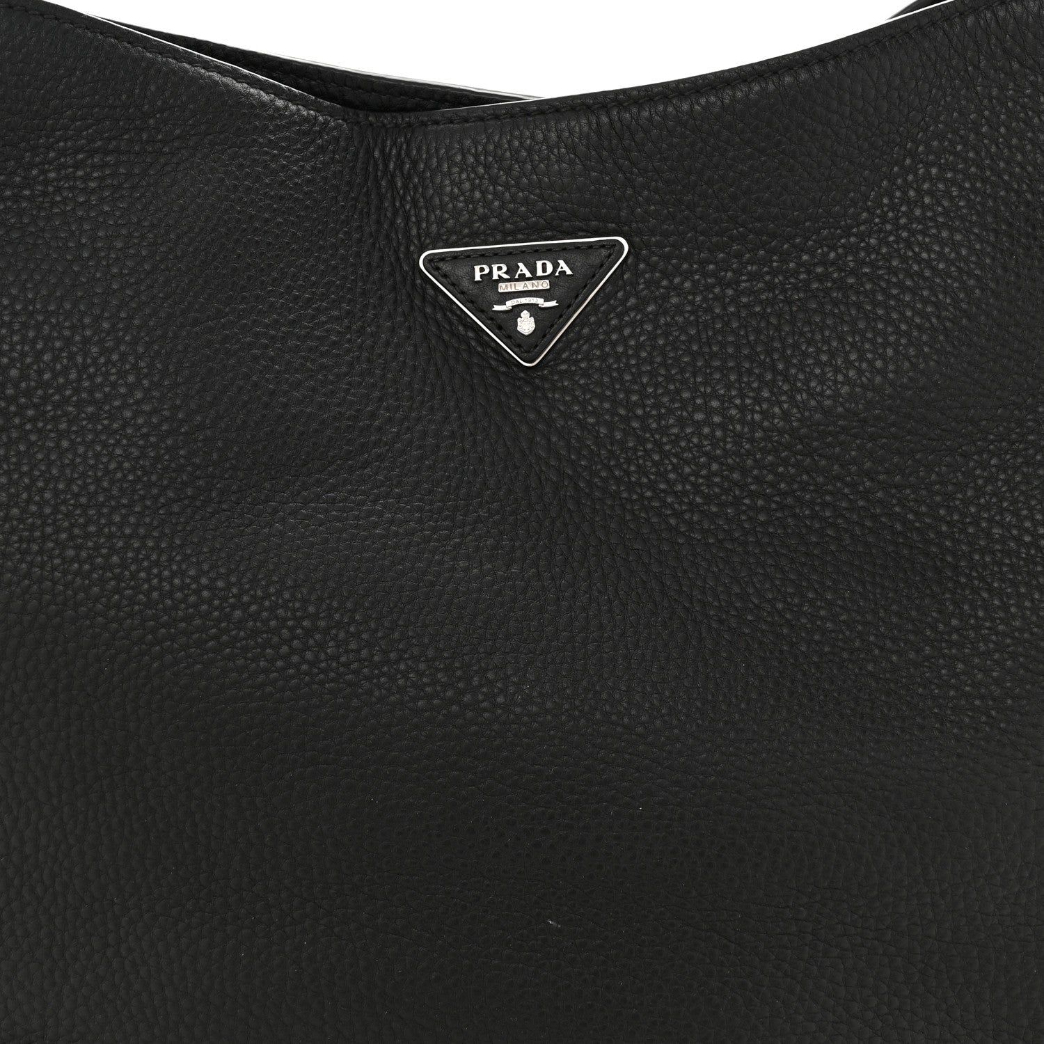 Prada Vitello Daino Hobo Black 9 of 11