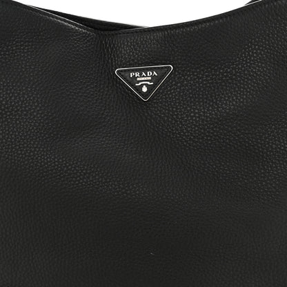 Prada Vitello Daino Hobo Black 9 of 11