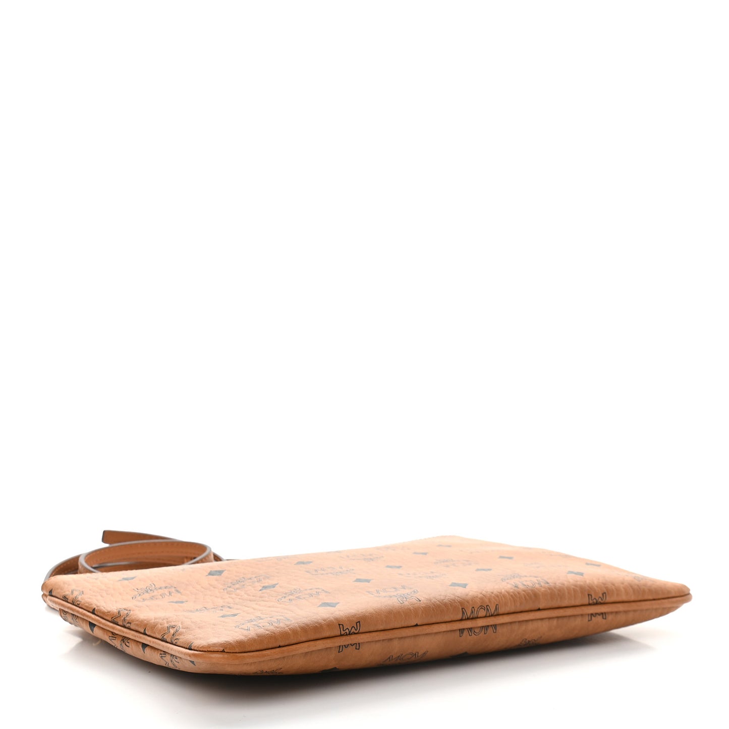 Visetos Medium Crossbody Pouch Cognac