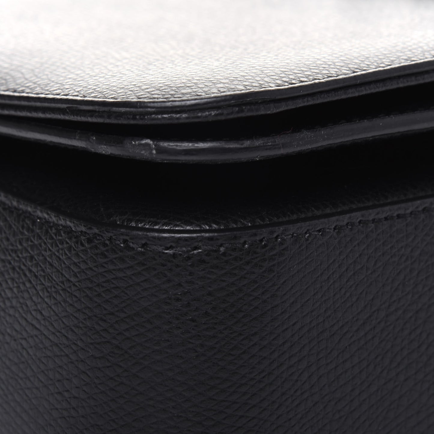 Textured Calfskin Medium Classic Monogram Universite Bag Black