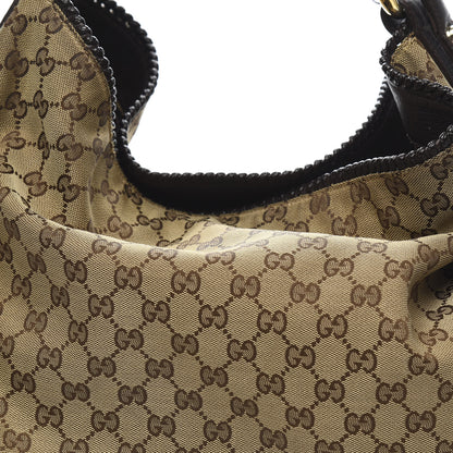 Gucci Monogram Large Horsebit Chain Hobo Dark Brown 12 of 12