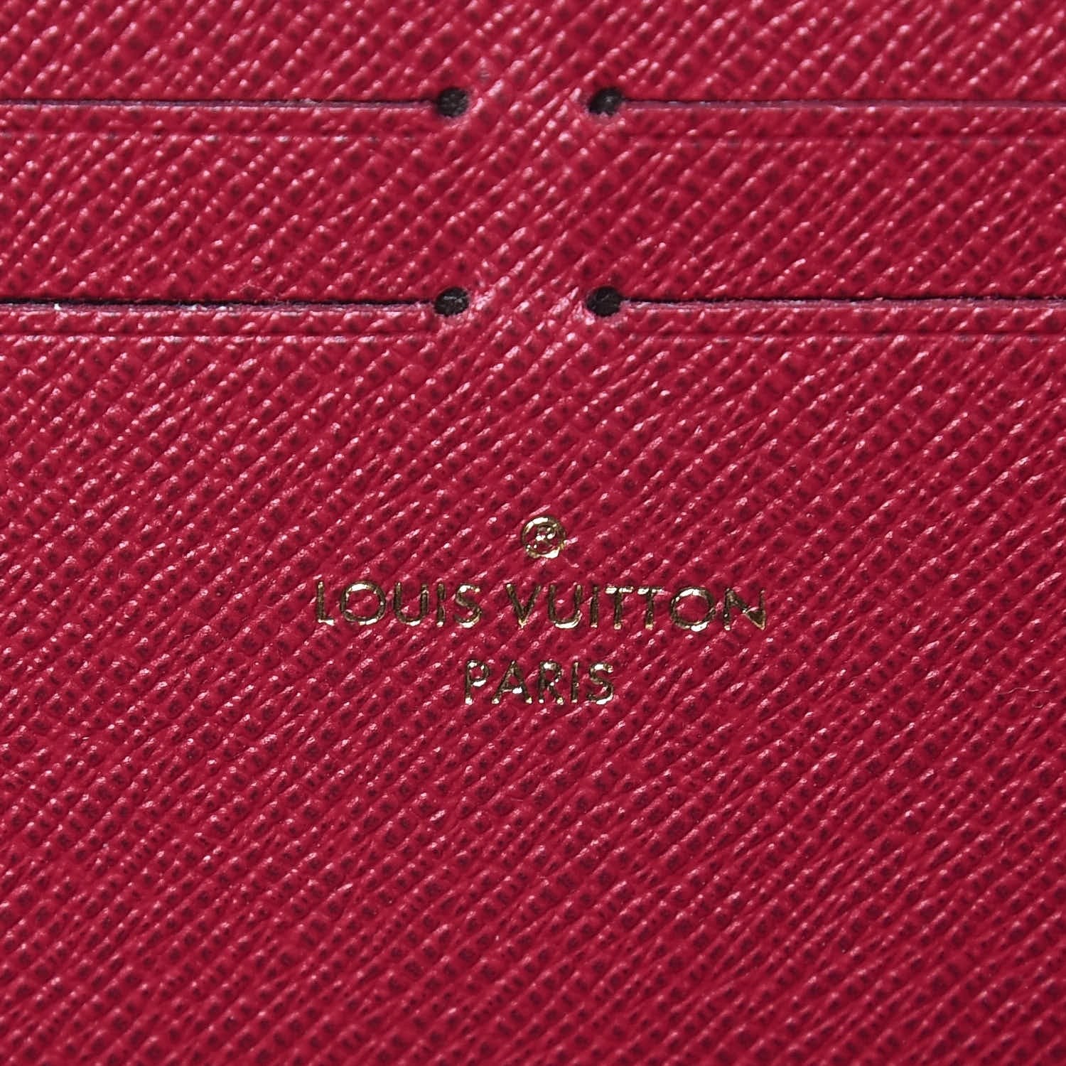 Louis Vuitton Monogram Clemence Wallet Fuchsia 6 of 8