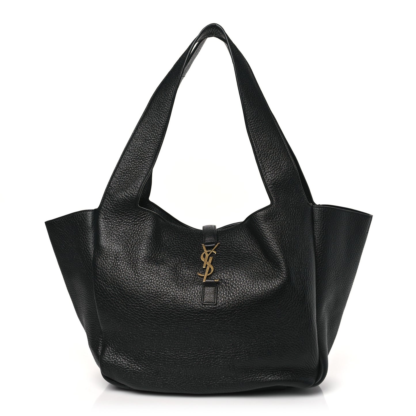 Grained Deerskin Bea Tote Black