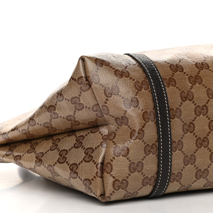 Gucci Crystal Monogram Medium Joy Tote Beige Ebony Testa di Moro 9 of 15