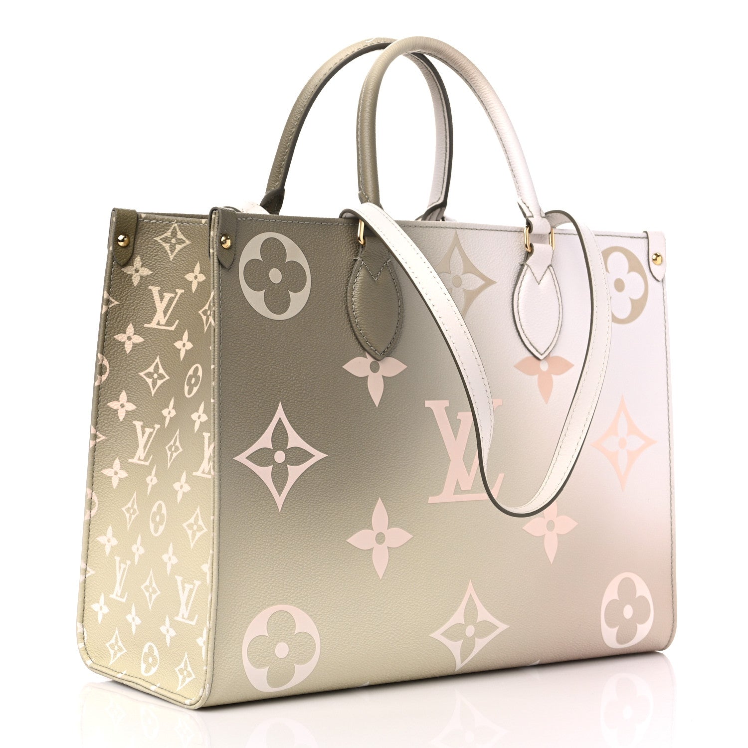 Louis Vuitton Monogram Giant Spring In The City OnTheGo MM Sunset Kaki 3 of 13