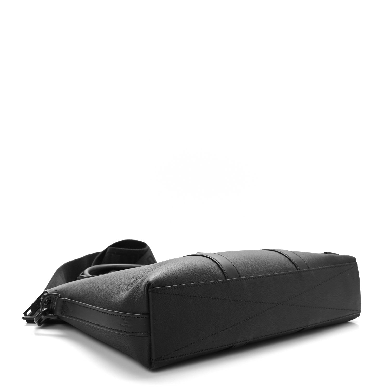 Louis Vuitton Calfskin Aerogram Takeoff Briefcase Black 4 of 8