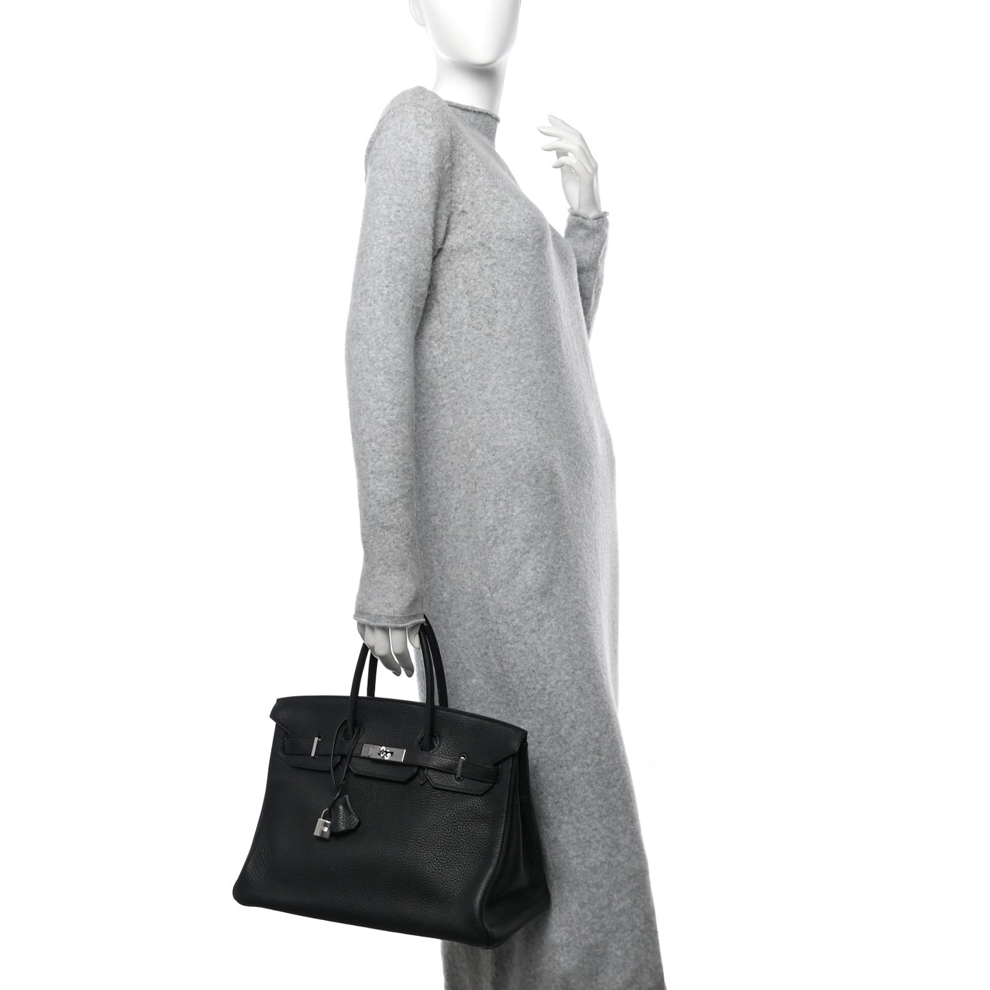 Taurillon Clemence Birkin 35 Black