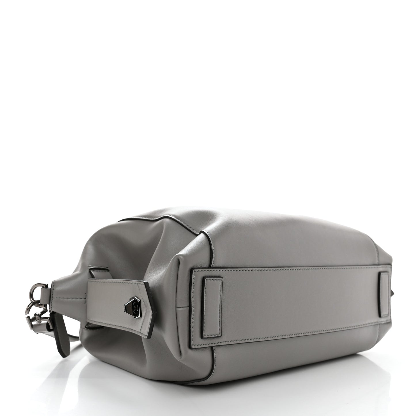 Calfskin Small Soft Antigona Pearl Grey
