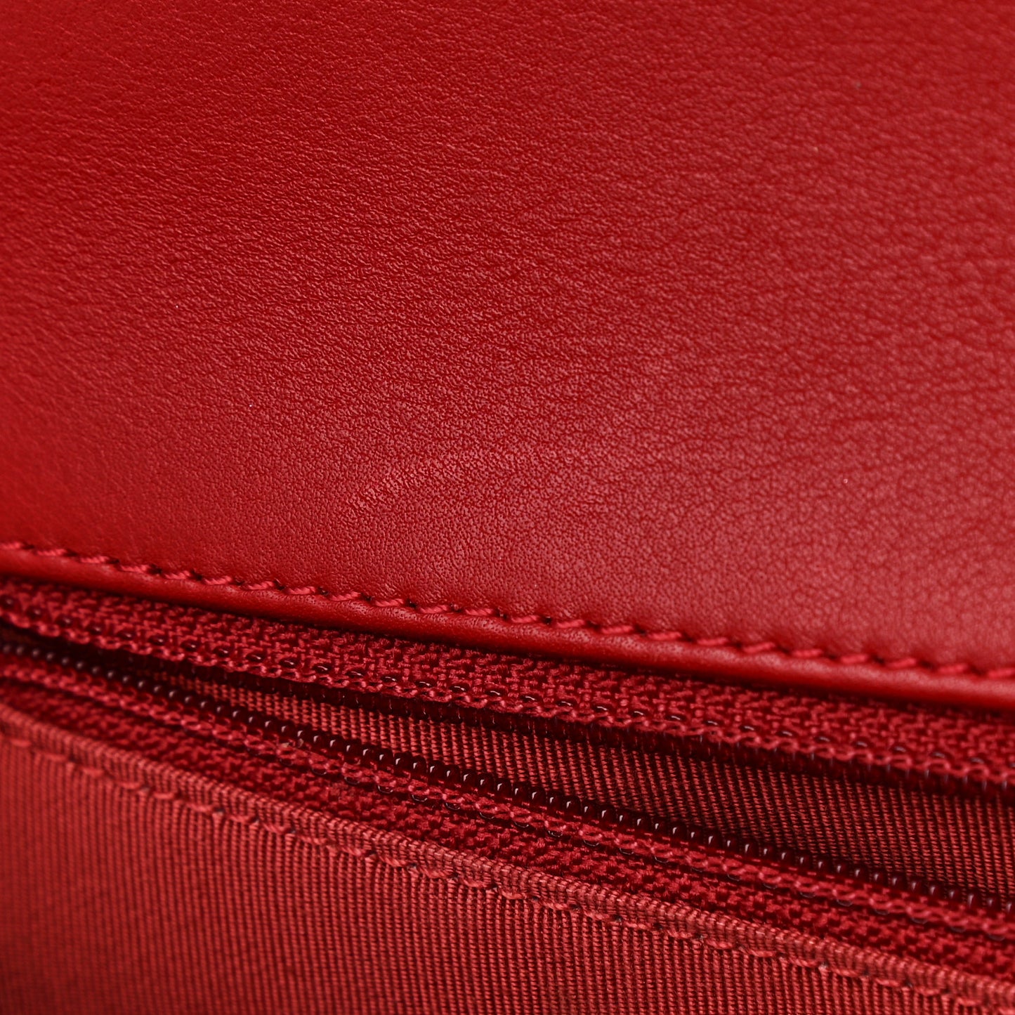 Lambskin Quilted New Medium Boy Flap Dark Red