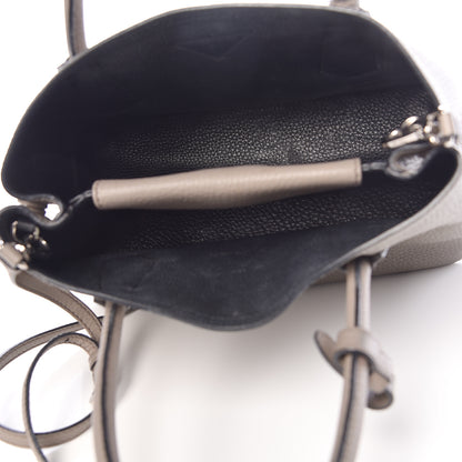 Prada Vitello Daino Small Double Bag Argilla Black 7 of 23