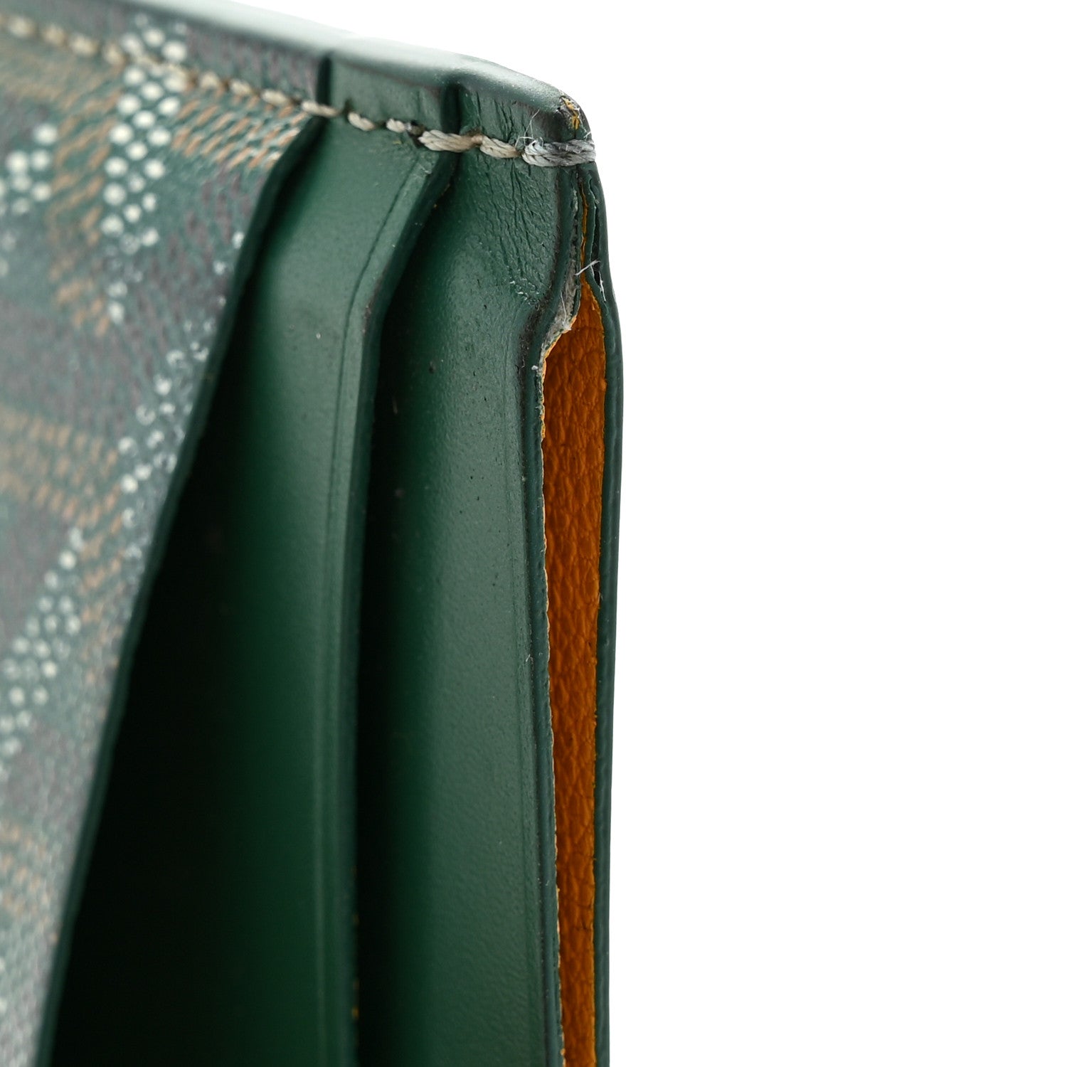 Goyard Goyardine Saint Sulpice Card Holder Green 9 of 10