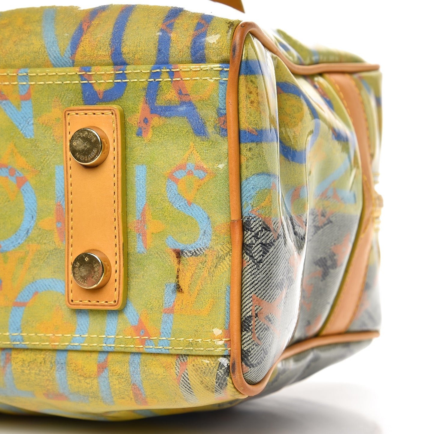 Monogram Pulp Defile Weekender PM Yellow