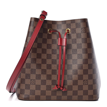 Louis Vuitton Damier Ebene Neonoe MM Cherry Berry 1 of 8