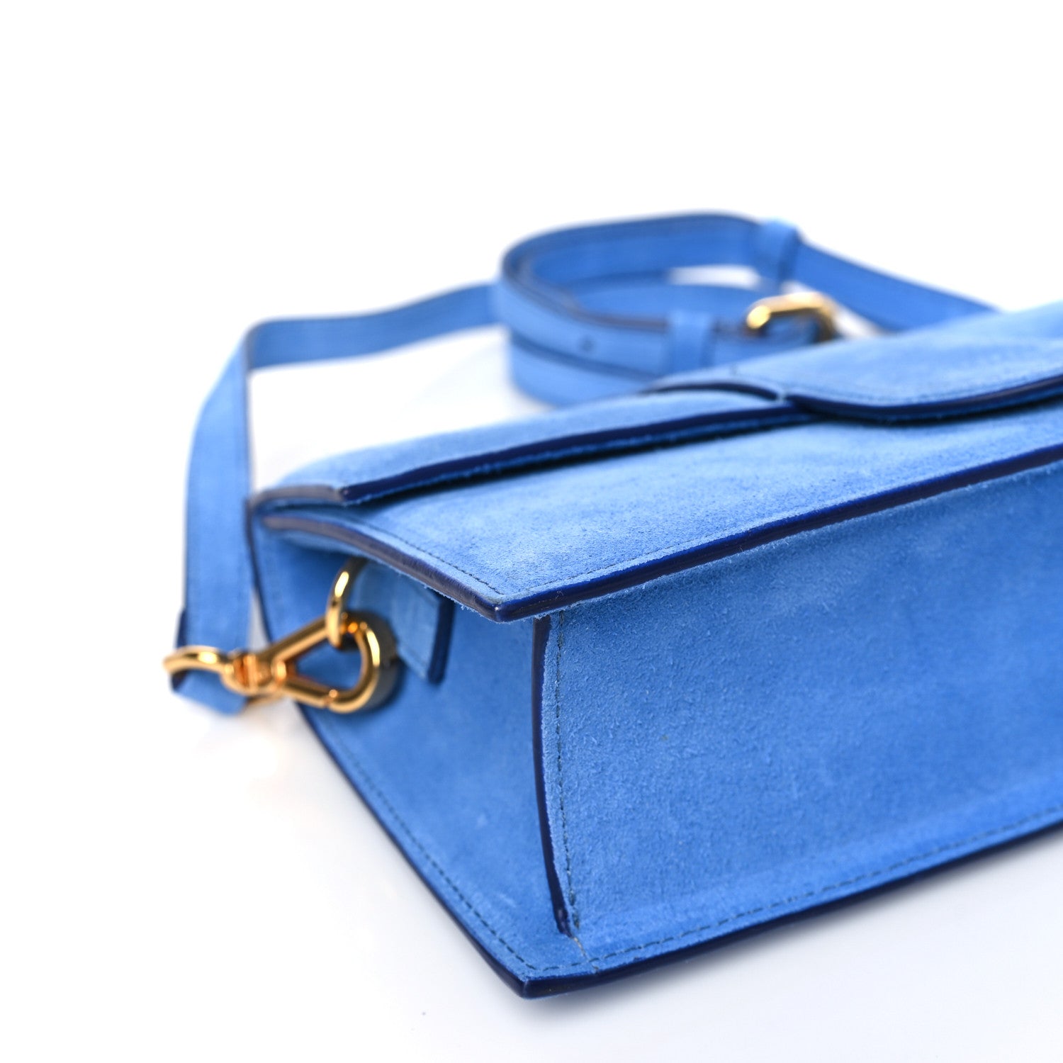Jacquemus Nubuck Le Grand Bambino Blue 8 of 10