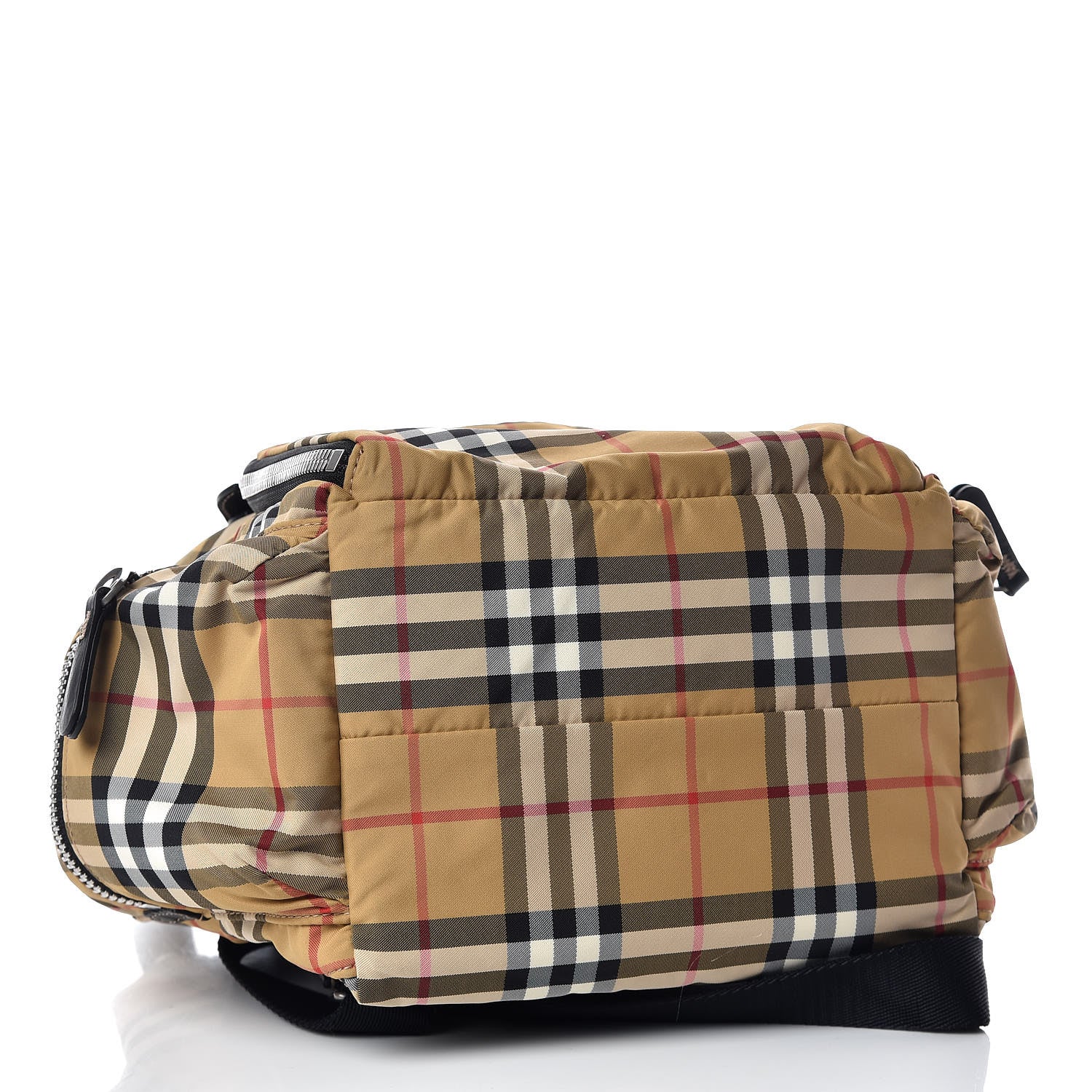 Burberry Nylon Vintage Check Medium Rucksack Backpack Antique Yellow 4 of 9