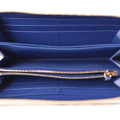 Fendi Vitello Elite Fendi Roma Simply Zip Around Wallet White Multicolor 5 of 11