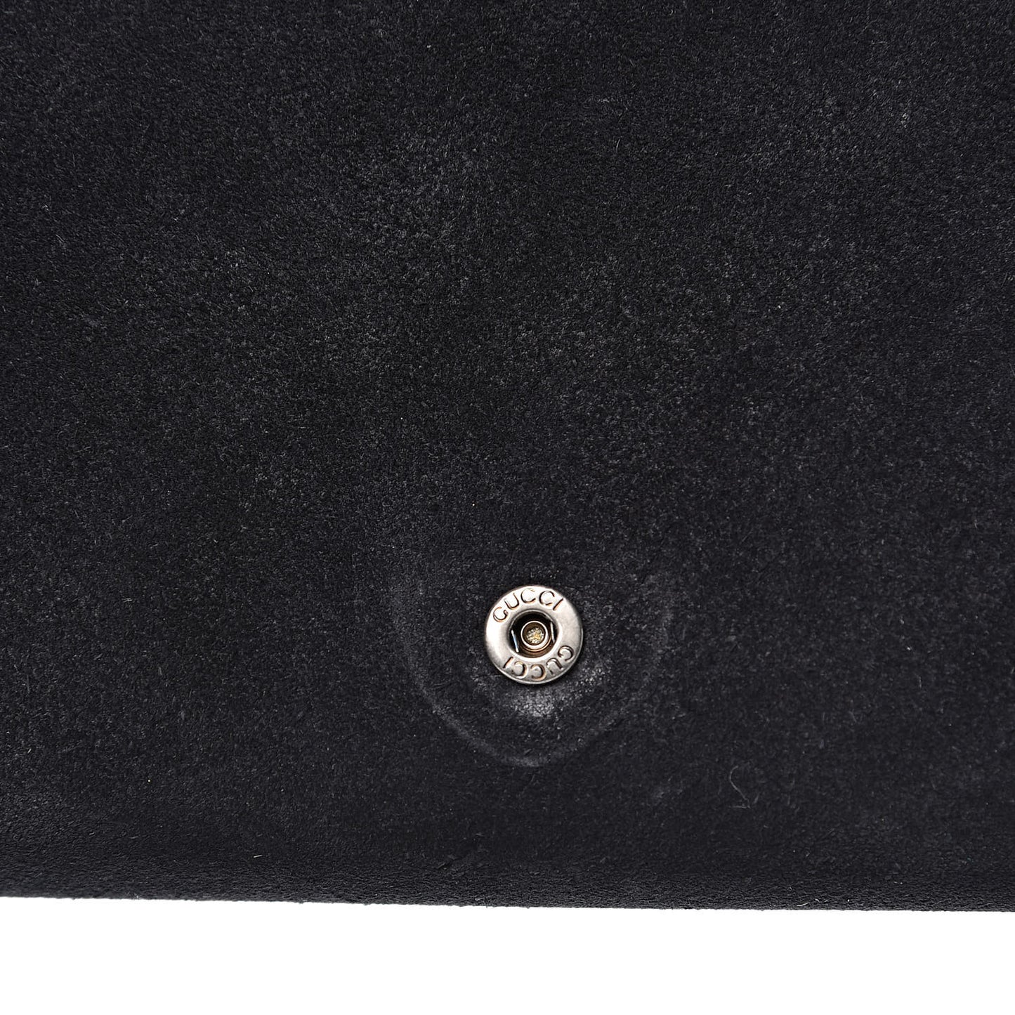 Suede Mini Dionysus Chain Wallet Black