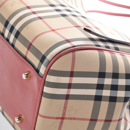 Burberry Horseferry Check Small Canterbury Tote Antique Rose 26 of 28