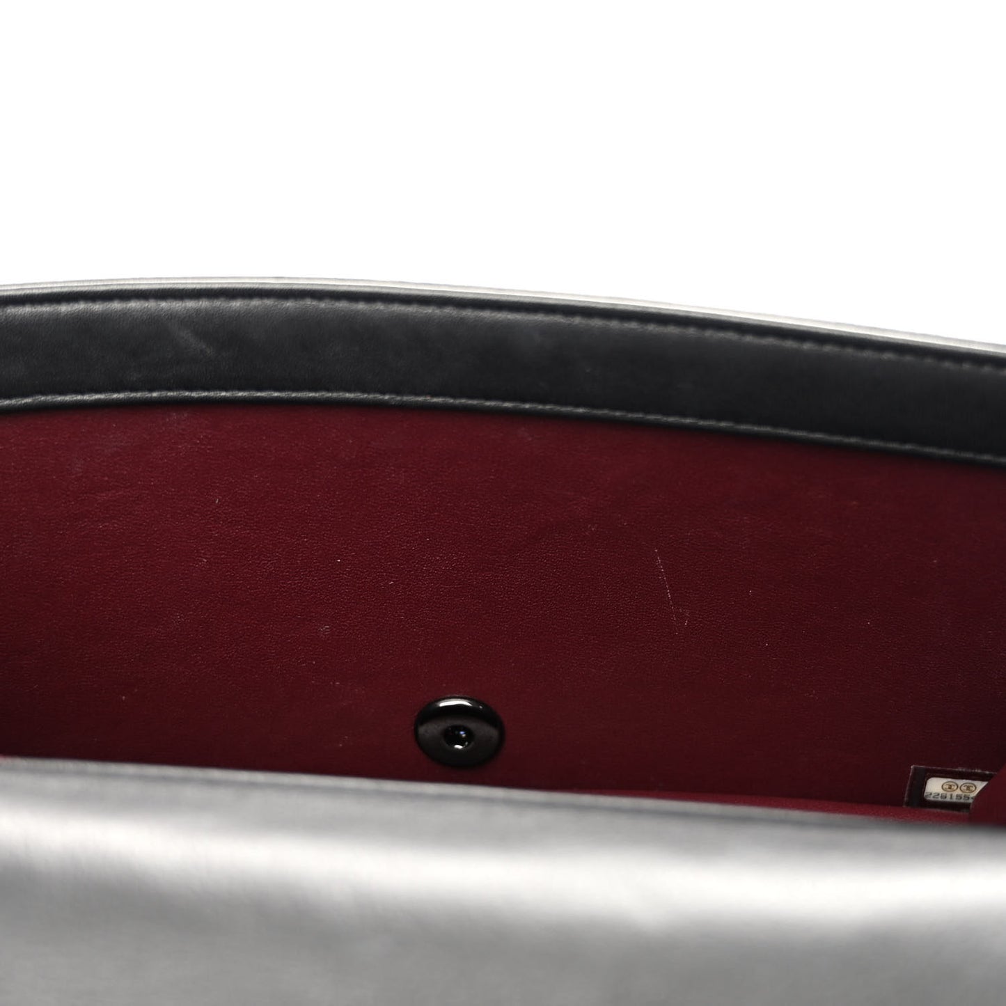 Calfskin Small Propeller Flap Black