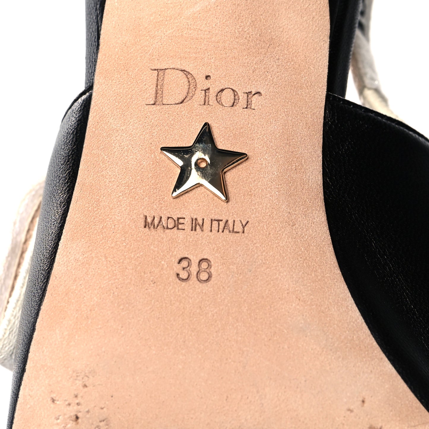 Lambskin Ribbon J'Adior Slingback 65mm Pumps 38 Black