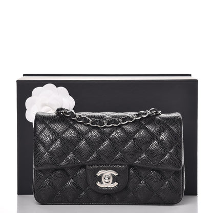 Chanel Caviar Quilted Mini Rectangular Flap Black 8 of 8